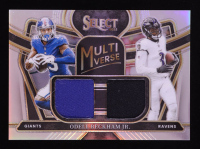 Odell Beckham Jr. 2023 Select Multiverse Dual Jerseys Prizm #37 #99/99 at PristineAuction.com