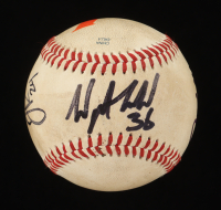 Wyatt Langford, Josh River, & Dale Thomas Signed NCAA Florida Gators Logo Baseball (Beckett) at PristineAuction.com