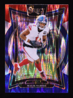 Malik Nabers 2024 Select Prizm Red and Blue Shock #29 RC at PristineAuction.com