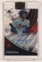 Freddie Freeman 2022 Topps Clearly Authentic Topps Tek Autographs #TEKFF #38/50 at PristineAuction.com