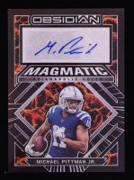 Michael Pittman Jr. 2022 Panini Obsidian Magmatic Signatures #22 #026/100 at PristineAuction.com