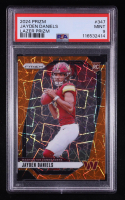 Jayden Daniels 2024 Panini Prizm Prizms Orange Lazer #347 RC (PSA 9) at PristineAuction.com