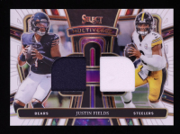 Justin Fields 2024 Select Multiverse Dual Jerseys Prizm White #14 #61/75 at PristineAuction.com