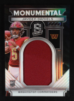 Jayden Daniels 2024 Panini Spectra Monumental Memorabilia #8 #77/99 RC at PristineAuction.com
