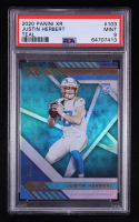 Justin Herbert 2020 Panini XR Teal #103 RC #44/49 (PSA 9) at PristineAuction.com