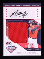 Pete Crow-Armstrong 2019 USA Baseball Stars and Stripes Silhouettes Signatures Jerseys #31 RC #3/199 at PristineAuction.com