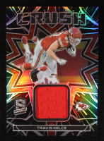 Travis Kelce 2023 Panini Spectra Crush Materials Hyper #11 #27/75 at PristineAuction.com