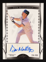 Don Mattingly 2022 Leaf Trinity Autographs Silver Foil #BADM1 #24/99 at PristineAuction.com