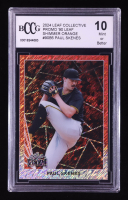 Paul Skenes 2024 Leaf Collective Promo '90 Leaf Shimmer Orange #90B5 RC #249/299 (BCCG 10) at PristineAuction.com