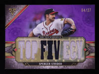 Spencer Strider 2024 Topps Triple Threads Relics Amethyst #TTRSTR4 #04/27 at PristineAuction.com