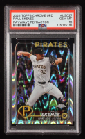 Paul Skenes 2024 Topps Chrome Update RayWave Refractors #USC27 RC (PSA 10) at PristineAuction.com