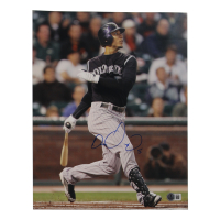 Carlos Gonzalez Signed Rockies 11x14 Photo (Beckett) at PristineAuction.com