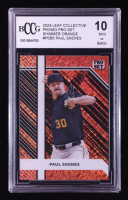 Paul Skenes 2024 Leaf Collective Promo Pro Set Shimmer Orange #PSB5 RC #48/299 (BCCG 10) at PristineAuction.com