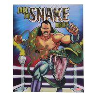 Jake "The Snake" Roberts Signed AEW 8x10 Poster (Leaf) at PristineAuction.com