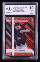Paul Skenes 2024 Leaf Collective Promo Pro Set Shimmer Orange #PSB5 RC #52/299 (BCCG 10) at PristineAuction.com