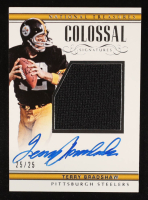 Terry Bradshaw 2017 Panini National Treasures Colossal Material Signatures #19 #25/25 at PristineAuction.com