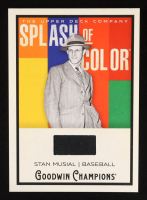 Stan Musial 2025 Upper Deck Goodwin Champions Splash of Color Memorabilia #SMSM Shirt at PristineAuction.com