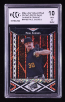 Paul Skenes 2024 Leaf Collective Promo Press Pass Shimmer Orange #PPB5 RC #298/299 (BCCG 10) at PristineAuction.com