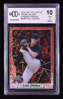 Paul Skenes 2024 Leaf Collective Promo '90 Leaf Shimmer Orange #90B5 RC #87/299 (BCCG 10) at PristineAuction.com