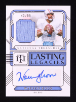 Warren Moon 2024 Panini National Treasures Lasting Legacies Materials #13 #43/99 at PristineAuction.com