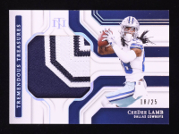 CeeDee Lamb 2024 Panini National Treasures Tremendous Treasures Holo Silver #24 #18/25 at PristineAuction.com