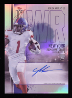 Malik Nabers 2024 Topps Signature Class Chrome Rookie Autographs #RCV-MN RC at PristineAuction.com