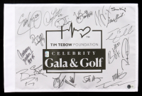 2024 Tebow Foundation Celebrity Gala & Golf Classic Pin Flag Signed By (19) With Tim Tebow, Brock Purdy, Marcus Allen, Doug Flutie (Beckett & Tebow) at PristineAuction.com