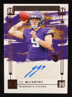 JJ McCarthy 2024 Panini Impeccable Rookie Autographs Bronze #2 RC #20/35 at PristineAuction.com