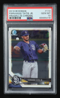 Fernando Tatis Jr. 2018 Bowman Chrome Prospects #114 RC (PSA 10) at PristineAuction.com