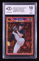 Paul Skenes 2024 Leaf Collective Promo '89 Pro Set Shimmer Orange #89B5 RC #123/299 (BCCG 10) at PristineAuction.com