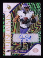 Justin Jefferson 2024 Panini Illusions Illusionists Autographs #18 #48/99 at PristineAuction.com