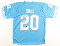 Billy Sims Signed Jersey Inscribed "80-R.O.Y." (Authentic Ink) at PristineAuction.com