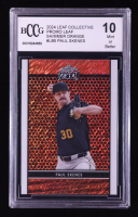 Paul Skenes 2024 Leaf Collective Promo Leaf Shimmer Orange #LB5 RC #83/299 (BCCG 10) at PristineAuction.com