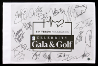 2024 Tebow Foundation Celebrity Gala & Golf Classic Pin Flag Signed By (19) With Tim Tebow, Brock Purdy, Marcus Allen, Doug Flutie (Beckett & Tebow) at PristineAuction.com