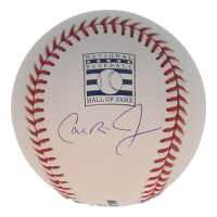Cal Ripken Jr. Signed Hall Of Fame OML Baseball (Beckett) at PristineAuction.com