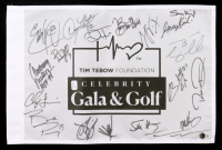 2024 Tebow Foundation Celebrity Gala & Golf Classic Pin Flag Signed By (19) With Tim Tebow, Brock Purdy, Marcus Allen, Doug Flutie (Beckett & Tebow) at PristineAuction.com