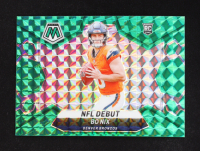 Bo Nix 2024 Panini Mosaic Mosaic Green #271 DEB RC at PristineAuction.com