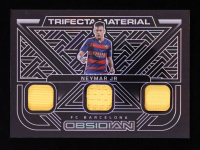 Neymar Jr 2022-23 Panini Obsidian Trifecta Material #15 #18/99 at PristineAuction.com