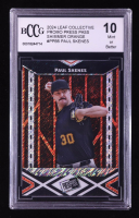 Paul Skenes 2024 Leaf Collective Promo Press Pass Shimmer Orange #PPB5 RC #282/299 (BCCG 10) at PristineAuction.com