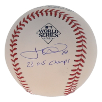 Jonah Heim Signed 2023 World Series Baseball Inscribed "2023 WS Champ" (Beckett) at PristineAuction.com