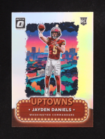 Jayden Daniels 2024 Donruss Optic Uptowns #2 RC at PristineAuction.com