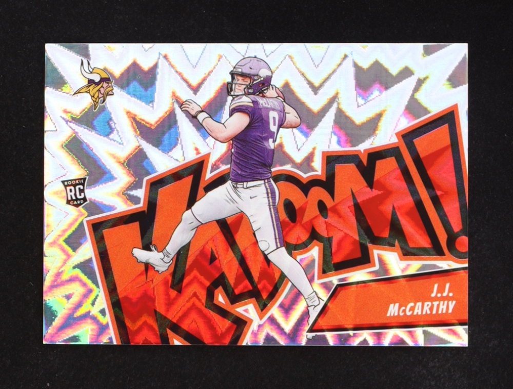 J.J. McCarthy 2024 Absolute Kaboom Horizontal #13 RC