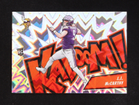 J.J. McCarthy 2024 Absolute Kaboom Horizontal #13 RC at PristineAuction.com