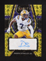 Derek Stingley Jr. 2022 Select Draft Picks Rookie Signatures Prizms Gold Lazer #61 #04/75 RC at PristineAuction.com