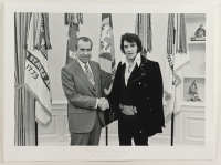Historical Photo Archive - "The President and the King" 1970 Limited Edition 16x22.5 Fine Art Giclee on Paper # 77 /375 at PristineAuction.com