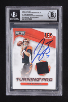 Joe Burrow Signed 2020 Playoff Turning Pro Memorabilia #1 RC (BGS | Auto 10) at PristineAuction.com