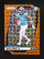 Brian Thomas Jr. 2024 Panini Prizm Prizms Orange Lazer RC #314 at PristineAuction.com