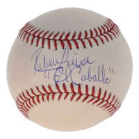 Ruben Sierra Signed OML Baseball Inscribed "El Caballo" (Beckett) at PristineAuction.com