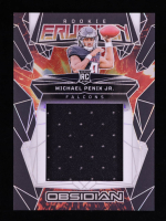 Michael Penix Jr. 2024 Panini Obsidian Rookie Eruption Materials #36 RC at PristineAuction.com