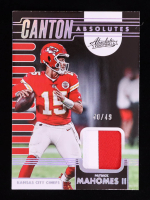 Patrick Mahomes II 2023 Absolute Canton Absolutes Jerseys Holo Silver #3 #40/49 at PristineAuction.com